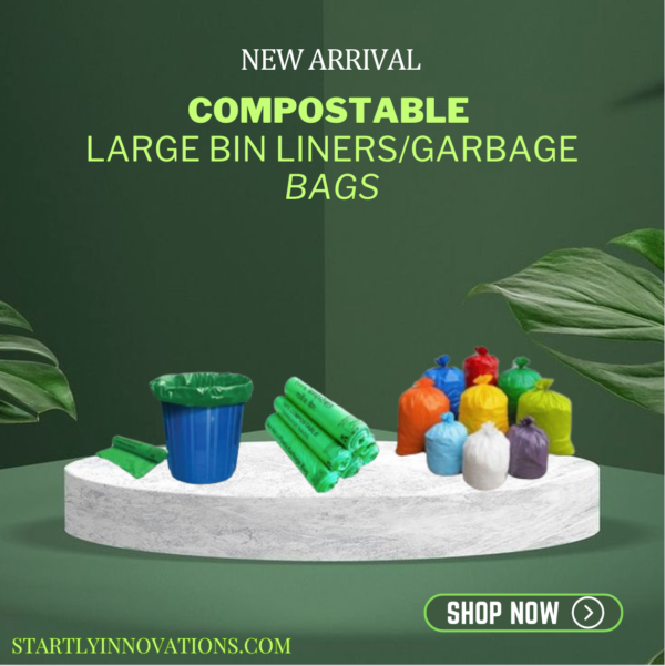 Compostable Garbage Bags/ Large Bin Liners